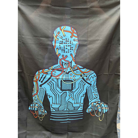 ModularBot Black Light Reactive Tapestry