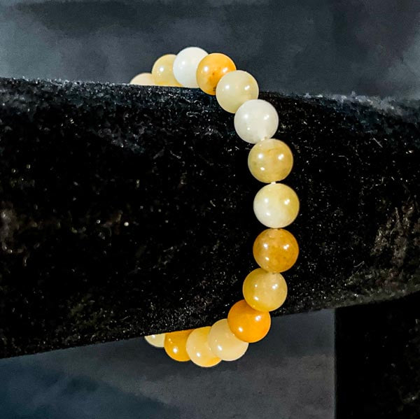 Yellow Jade Crystal Bracelet